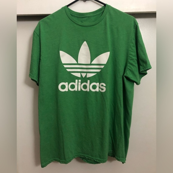 Adidas Green T-Shirt Size L and M - Picture 1 of 3